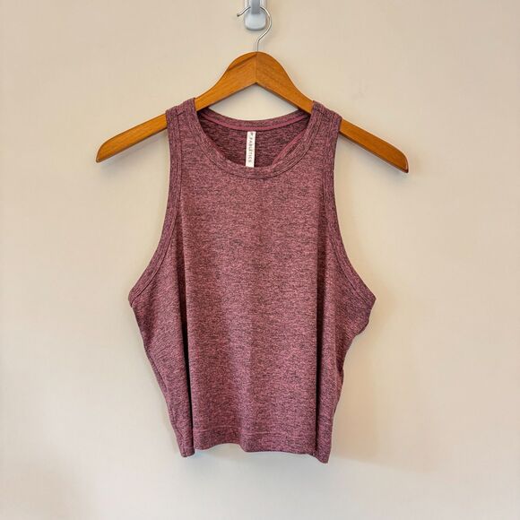 Fabletics Tops - Fabletics Women's Running Tank Top Heathered Pink/Black Size Small